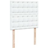 vidaXL Krevet s oprugama i madracem bijeli 90 x 190 cm od umjetne kože | shoptok.hr