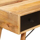  Radni stol s ladicama Smeđa 110 x 55 x 76 cm Čvrsto drvo manga | Eponuda.com