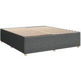 vidaXL Posteljni okvir temno siv 200x200 cm blago, (21306723) | Shoptok.si