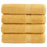 vidaXL Premium brisače 4 kosi zlata 70x140 cm 600 g/m2 100 % bombaž Cene