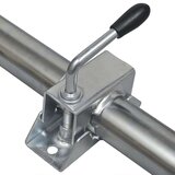 vidaXL Potporni kotač za prikolicu 60 mm 2 potporne cijevi 3 stezaljke | shoptok.hr