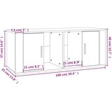  TV ormarić boja dimljenog hrasta 100x35x40 cm konstruirano drvo Smeđa | shoptok.hr