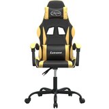  Igraća stolica crno-zlatna od umjetne kože | shoptok.hr