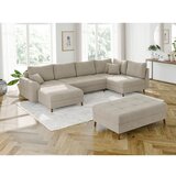 Ropez Bež tabure iz tkanine bouclé Ariella – | Shoptok.si