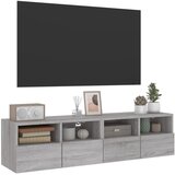  Zidni TV ormarići 2 kom siva boja hrasta 60 x 30 x 30 cm drveni | shoptok.hr