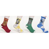 Merchcode Accessoires Harry Potter 4-Pack Multicolor Team Socks | shoptok.hr