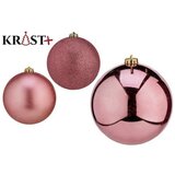  Set božićnih kuglica Roza PVC 10 cm (12 kom.) | shoptok.hr