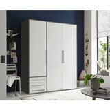 Modern Living omara s klasičnimi vrati lyss, bela, grafit, 155 cm | Shoptok.si