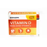 BIOPHARMA Vitamin D 40 mcg, kapsule