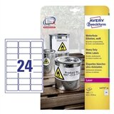 Avery Zweckform Naljepnice L4773-20, 63,5 x 33,9 mm, bijele | shoptok.hr