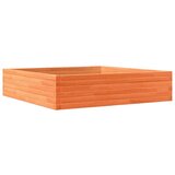  Vrtna sadilica voštano smeđa 100x100x23 cm masivna borovina | shoptok.hr