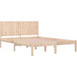  Okvir za krevet od masivne borovine 200 x 200 cm | shoptok.hr