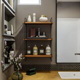 Hanah home pulalis - walnut walnut wall shelf