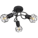 Globo led plafonski luster xara 3xE14/6W/230V crna | Eponuda.com