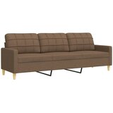  3-dijelni set sofa smeđi od tkanine | shoptok.hr