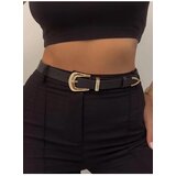 Dewberry 64824 Womens Trouser Belt-BLACK-GOLD | shoptok.hr