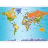 Artgeist Fototapeta Colourful Geography, 100x70cm Cene