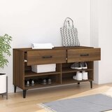  Omarica za čevlje rjavi hrast 102x35x55 cm konstruiran les, (20716438) | Shoptok.si