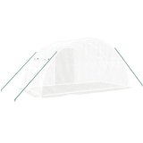  Staklenik s čeličnim okvirom bijeli 8 m² 4 x 2 x 2 m | Eponuda.com