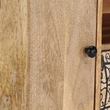 TV omarica 140x30x40 cm trden mangov les, (20622997) | Shoptok.si