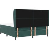  Krevet s opruga kutije Tamnozelena 200 x 180 cm Baršun | shoptok.hr