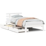  Okvir kreveta s ladicama bez madraca bijeli 75x190 cm | Eponuda.com