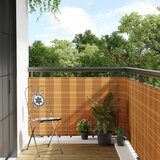 Balkonski zaslon svijetlosmeđi 300 x 100 cm od poliratana | shoptok.hr