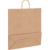  Papirnate vrećice 250 kom s ručkama smeđe 45x17x48 cm | shoptok.hr