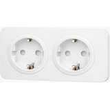 Aigostar Kućna utičnica sa ramom 2Z SCHUKO 250V/16A bela Cene