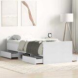  Okvir kreveta s uzglavljem i podnožjem bijeli 90 x 190 cm | shoptok.hr