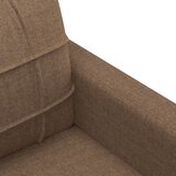  3-dijelni set sofa s jastucima smeđi od tkanine | shoptok.hr