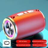 Generic prenosni pametni bluetooth zvočnik z mikrofonom, do 20 ur predvajanja rdeč, (21122626) | Shoptok.si