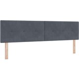 Box Spring postelja z vzmetnico temno siva 180x200 cm žamet, (22050093) | Shoptok.si