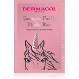 Dermacol Beautifying Peel-off Metallic Mask Brightening osvetlitvena maska 15 ml za ženske Cene