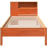 vidaXL Krevet s regalom za knjige bez madraca 90 x 190 cm od borovine | shoptok.hr