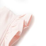  Dječja majica s volanima na rukavima nježnoružičasta 140 | shoptok.hr