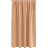 vidaXL Zavese z zavesami 2 pcs Svetlo rjava 140 x 140 cm Poliester | Shoptok.si