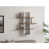 Hanah home zidna polica ardo walnut white