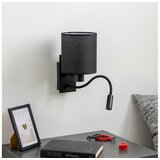  Brilagi - LED zidna svetiljka NUBILA 1xE27/25W/230V + LED/3W crna | Eponuda.com