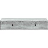 Stolna montirana na zid Siva sonoma 87,5 x 34,5 x 17 cm | shoptok.hr