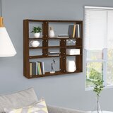 Maison Chic Stenska polica - Viseča Polica rjavi hrast 90x16x78 cm inženirski les, (21793562) | Shoptok.si