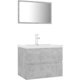  Set kupaonskog namještaja od iverice siva boja betona | shoptok.hr