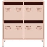  Komoda ružičasta 68x39x73 5 cm hladno valjani čelik | shoptok.hr