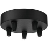 Home Sweet Home Stropna rozeta za viseča svetila (5-krat, Črne barve, Kovina, 12 cm) | Shoptok.si