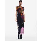 Desigual Haljina miks boja / crna | shoptok.hr