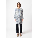 IVKO WOMAN dugi kardigan/ nostalgija motiv - kina plava 251522.036 | ePonuda.com