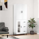 vidaXL Visoka komoda bijela 69 5x34x180 cm konstruirano drvo | shoptok.hr