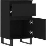  Komode 2 kom crne 40 x 35 x 70 cm od konstruiranog drva | shoptok.hr