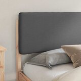  Krevetni okvir s tapiciranim uzglavljem Tamno siva 180 x 200 cm | shoptok.hr