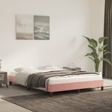 vidaXL Okvir za krevet ružičasti 140 x 190 cm baršunasti Cijene